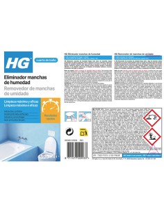 Envase de HG Eliminador de Manchas de Humedad en pistola de 500 ml 2