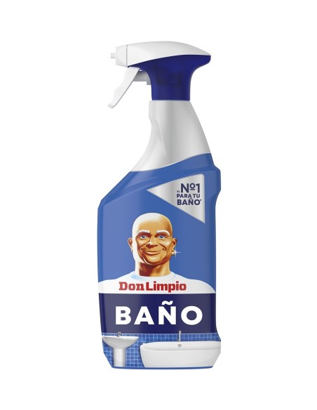 Botella con pulverizador de limpiador para baño Don Limpio de 450 ml.