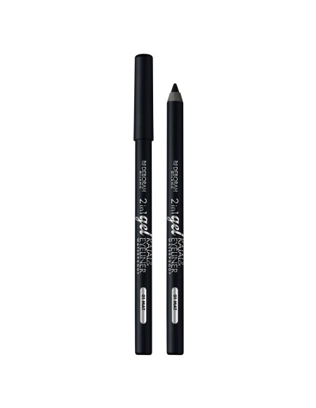 DH PERFILADOR DE OJOS KAJAL&EYELINER WP 2EN1 01 BLACK