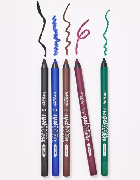 DH PERFILADOR DE OJOS KAJAL&EYELINER WP 2EN1 01 BLACK