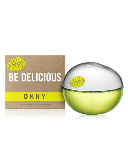 Perfume DKNY Be Delicious Eau de Parfum de 30 ml junto a su caja oficial