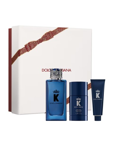 Set de perfumeria masculina K by Dolce & Gabbana con perfume 100 ml y accesorios