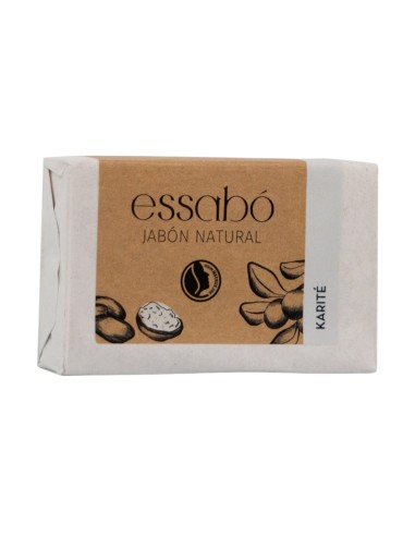 Pastilla de jabón artesanal de karité Essabó para pieles secas