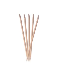 Set de 5 palitos de naranjo Beter para manicura y empujar cutículas
