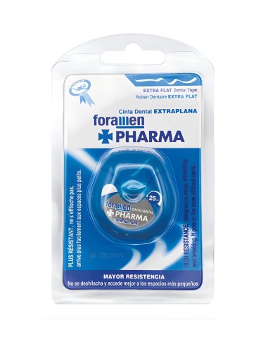Blíster de Cinta Dental Extraplana Foramen Pharma de 25 metros