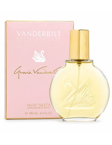 Vanderbilt Eau de Toilette 100 ml con frasco de cisne y caja rosa