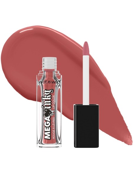 Labial líquido mate Wet n Wild Mega Inky Lip Color tono Desert Crush
