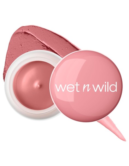 Colorete crema a polvo Wet n Wild Mother Fluffer Cloud Blush tono Rose The Roof