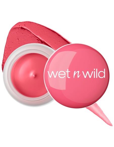 Colorete crema a polvo Wet n Wild Mother Fluffer Cloud Blush tono Pink-A-Boo
