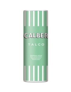 Bote de polvo de talco dermoprotector Calber de 200 gramos