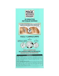 Caja frontal de L'Oréal Magic Retouch Permanent 8 Rubio Claro retoque de raíces en 10 minutos. 2