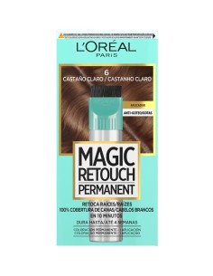 Caja de la coloración permanente para retoque de raíces L'Oréal Magic Retouch Permanent Tono 6 Castaño Claro.
