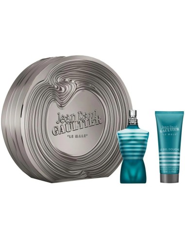 Cofre de regalo metálico Jean Paul Gaultier Le Male con perfume y gel de ducha