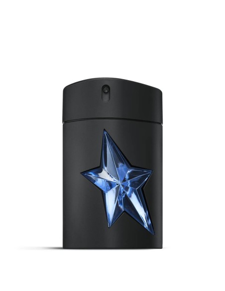 Frasco XL de perfume Thierry Mugler AMen EDT 100 ml recargable de goma negra