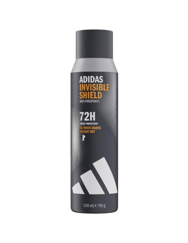 Bote de desodorante en spray Adidas Man Invisible Shield 72H 150 ml