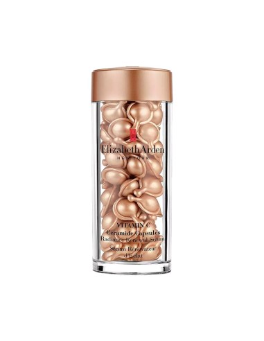 Vista del frasco de 60 cápsulas Elizabeth Arden Vitamin C Ceramide Radiance Renewal Serum