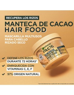 Mascarilla Fructis Hair Food Manteca Cacao 390 ml Rizado 2