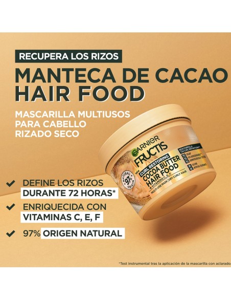Mascarilla Fructis Hair Food Manteca Cacao 390 ml Rizado