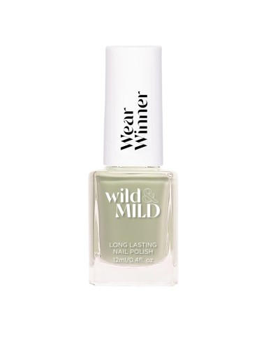 Frasco de esmalte de uñas Wild y Mild Wear Winner tono Breeze Fern 12 ml