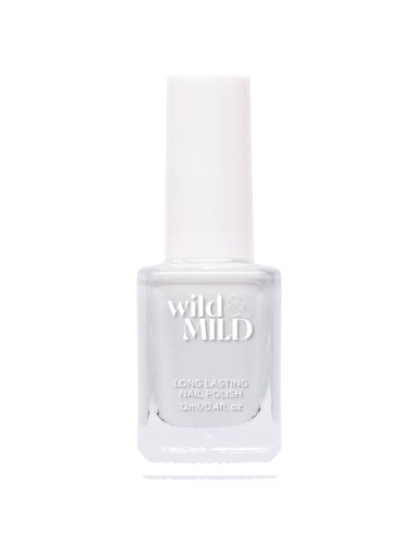 Esmalte de uñas Wild y Mild Classic tono Snow White 12 ml