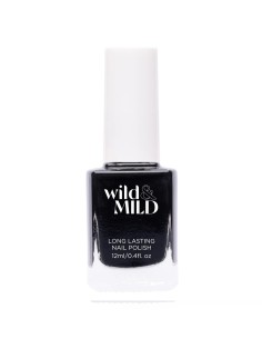 Esmalte de uñas Wild y Mild Classic tono Lady in Black 12 ml