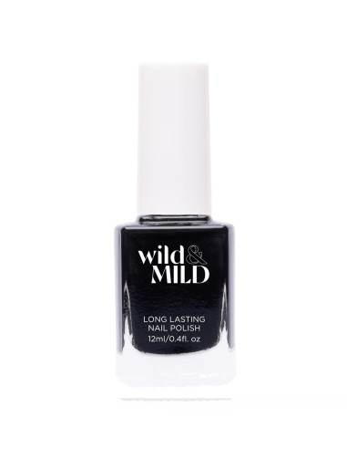 Esmalte de uñas Wild y Mild Classic tono Lady in Black 12 ml