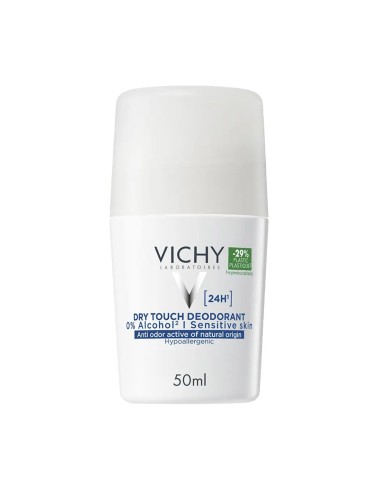 Desodorante roll-on Vichy Sensitive Skin 24h para piel sensible 50 ml