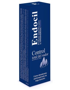 Tubo de Endocil crema desodorante antitranspirante 50ml control total del sudor 2