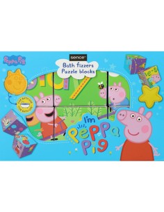 Caja frontal de bombas de baño Peppa Pig Puzzle Blocks 6 unidades Sence 2