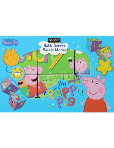 Bloques efervescentes infantiles de Peppa Pig para el baño