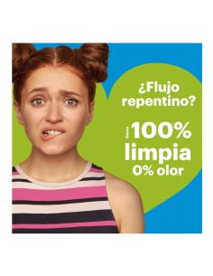 Paquete azul de compresas Evax Cottonlike Normal Sin Alas 20 unidades 2
