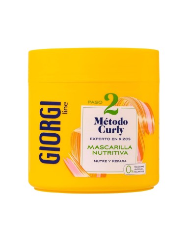 Mascarilla nutritiva Giorgi Line Método Curly Paso 2 de 300ml