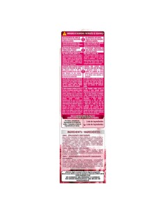 Caja frontal de tinte capilar Garnier Color Sensation 6.60 Rojo Intenso 2