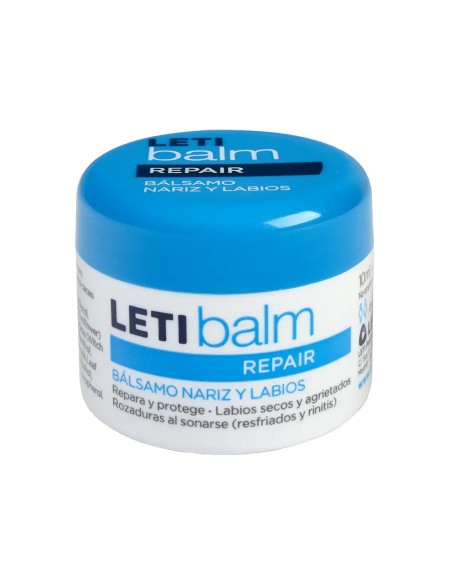 Tarro de bálsamo reparador de nariz y labios Letibalm Repair 10 ml