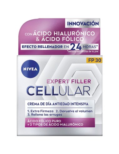 Nivea Cellular Expert Filler Crema de Día Antiedad Intensiva FP30 50ml en caja