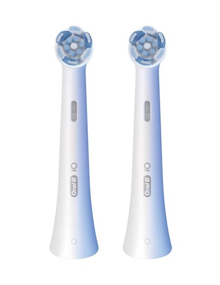 Cabezales de recambio blancos compatibles con cepillo eléctrico Oral-B iO