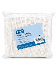 Pack de 12 unidades de bayetas de rejilla cocina Plus PLA 44x40 cm en bolsa transparente