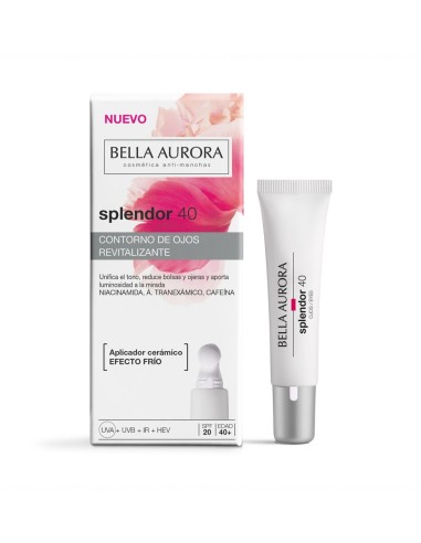 Bella Aurora Splendor 40 Contorno de ojos revitalizante SPF20 con caja y tubo