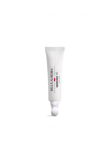 Tubo de Bella Aurora Splendor 40 contorno de ojos con aplicador cerámico efecto frío