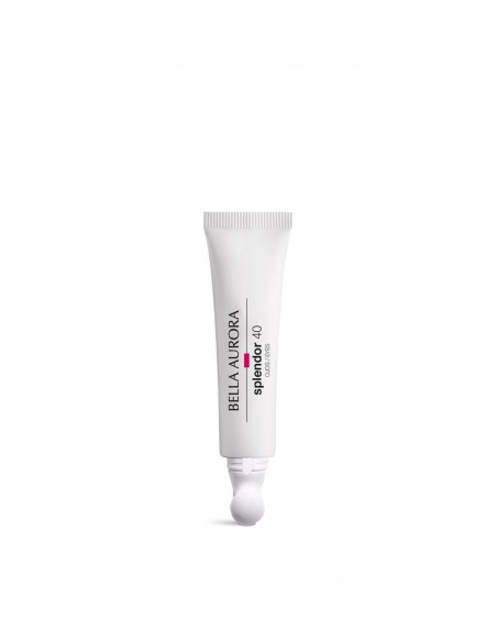 Tubo de Bella Aurora Splendor 40 contorno de ojos con aplicador cerámico efecto frío