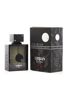 Frasco de perfume Armaf Club de Nuit Urban Man Elixir EDP 105 ml con detalles en rojo y negro 2