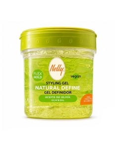 Nelly Styling Gel Natural Define Aceite de Oliva tarro 400 g vista frontal