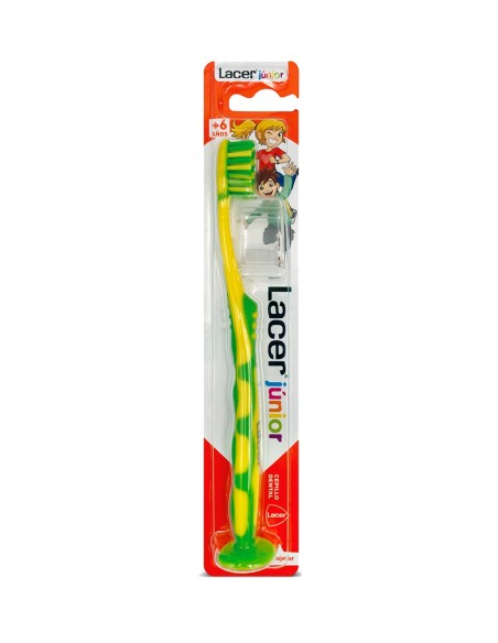 Blíster individual del cepillo de dientes Lacer Junior para niños mayores de 6 años
