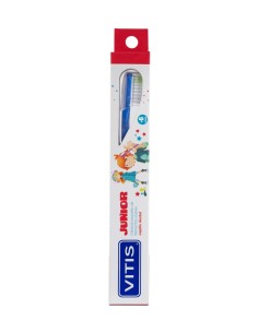 VITIS Cepillo Dental Junior para niños mayores de 6 años en blíster