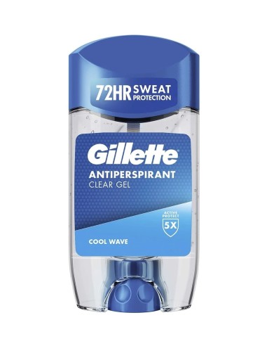 Gillette desodorante antitranspirante Clear Gel Cool Wave 70 ml