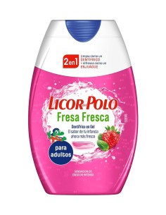 Licor del Polo 2 en 1 gel dentífrico Fresa Fresca para adultos 75 ml