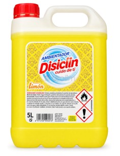 Garrafa de 5 litros de ambientador profesional Disiclin aroma Limón