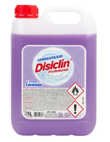 Garrafa de 5 litros de ambientador profesional Disiclin aroma Lavanda