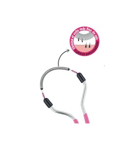 Depilador de vello facial de muelle Beter en colores negro y rosa 2