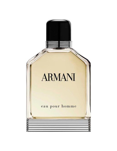 Frasco de cristal de la fragancia Giorgio Armani Eau Pour Homme para hombre